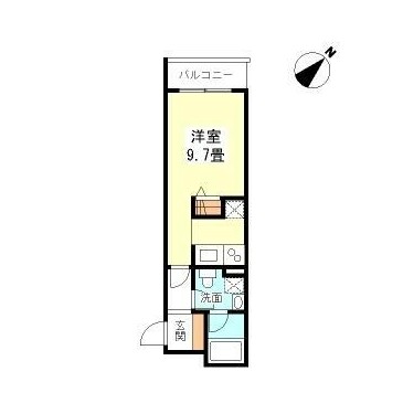 ＴＫフラッツ渋谷114号室の図面