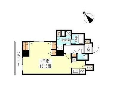 ＴＫフラッツ渋谷1308号室の図面
