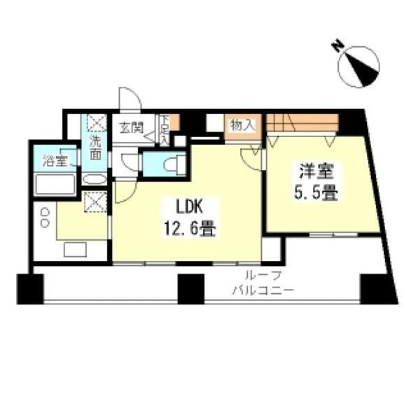 ＴＫフラッツ渋谷1403号室の図面