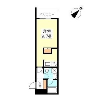 ＴＫフラッツ渋谷415号室の図面