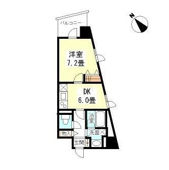 ＴＫフラッツ渋谷708号室の図面