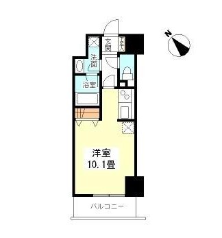 ＴＫフラッツ渋谷904号室の図面