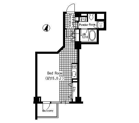 クロスレジデンス三宿203号室の図面