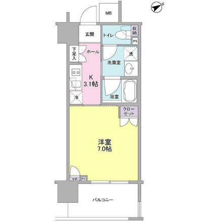 フレアージュ恵比寿402号室