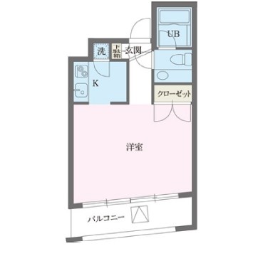 パークフロント西新宿1002号室の図面