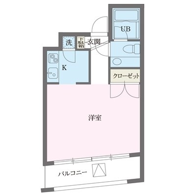 パークフロント西新宿402号室の図面