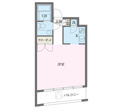 パークフロント西新宿901号室の図面