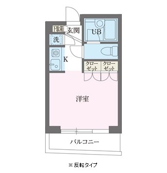 パークフロント西新宿904号室の図面