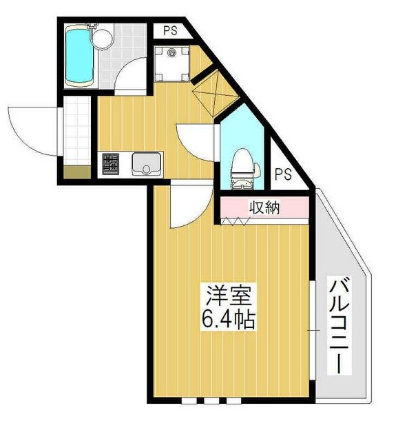 チェリーコート笹塚403号室の図面