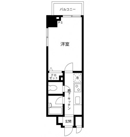 プライムアーバン飯田橋1004号室の図面