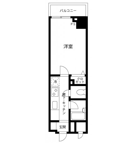 プライムアーバン飯田橋1303号室の図面