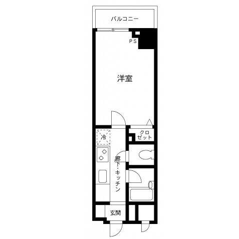 プライムアーバン飯田橋1403号室の図面