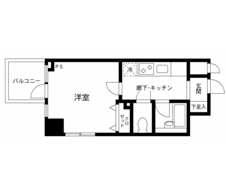 プライムアーバン飯田橋207号室の図面