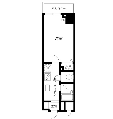 プライムアーバン飯田橋403号室の図面