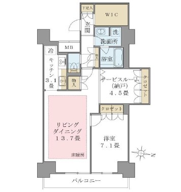 Ｂｒｉｌｌｉａ　ｉｓｔ　東雲キャナルコート1026号室