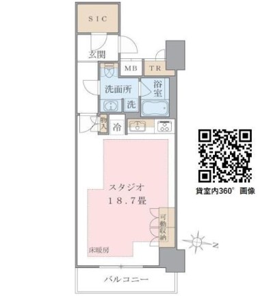 Ｂｒｉｌｌｉａ　ｉｓｔ　東雲キャナルコート222号室