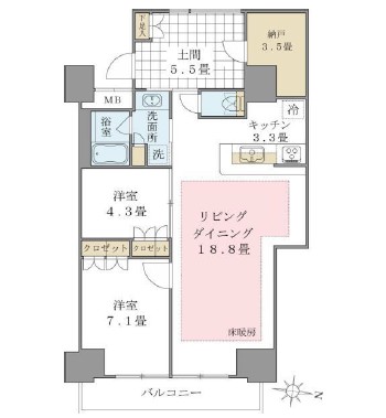 Ｂｒｉｌｌｉａ　ｉｓｔ　東雲キャナルコート525号室