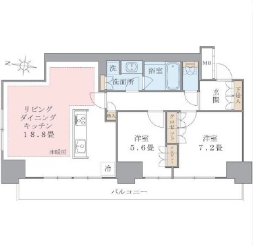 Ｂｒｉｌｌｉａ　ｉｓｔ　東雲キャナルコート902号室