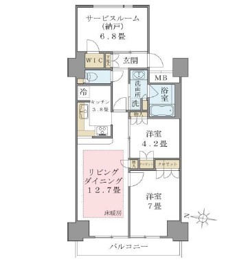 Ｂｒｉｌｌｉａ　ｉｓｔ　東雲キャナルコート904号室