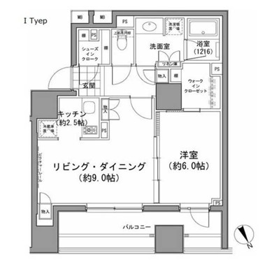 パークハビオ八丁堀1109号室