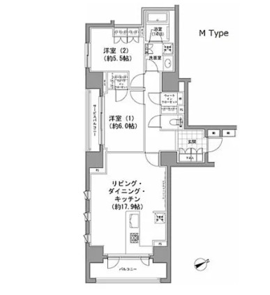 パークハビオ八丁堀1204号室
