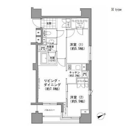 パークハビオ八丁堀408号室
