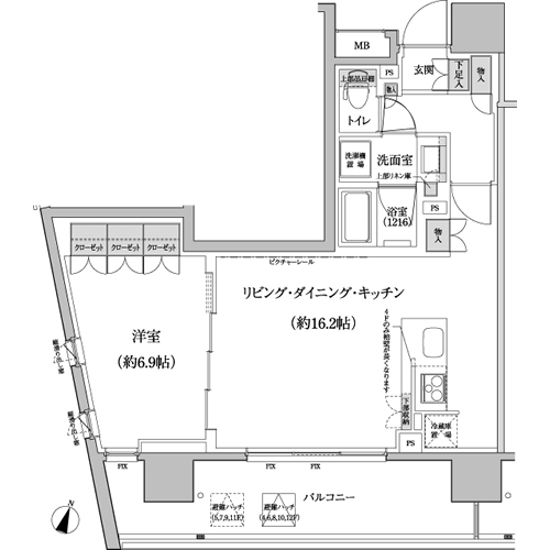 パークハビオ渋谷本町レジデンス1102号室