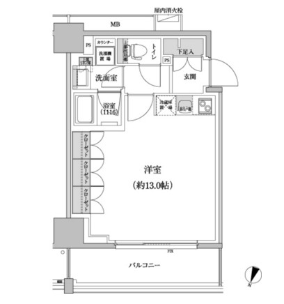 パークハビオ渋谷本町レジデンス404号室