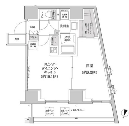パークハビオ渋谷本町レジデンス514号室