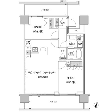 パークハビオ渋谷本町レジデンス717号室