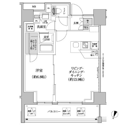 パークハビオ渋谷本町レジデンス901号室
