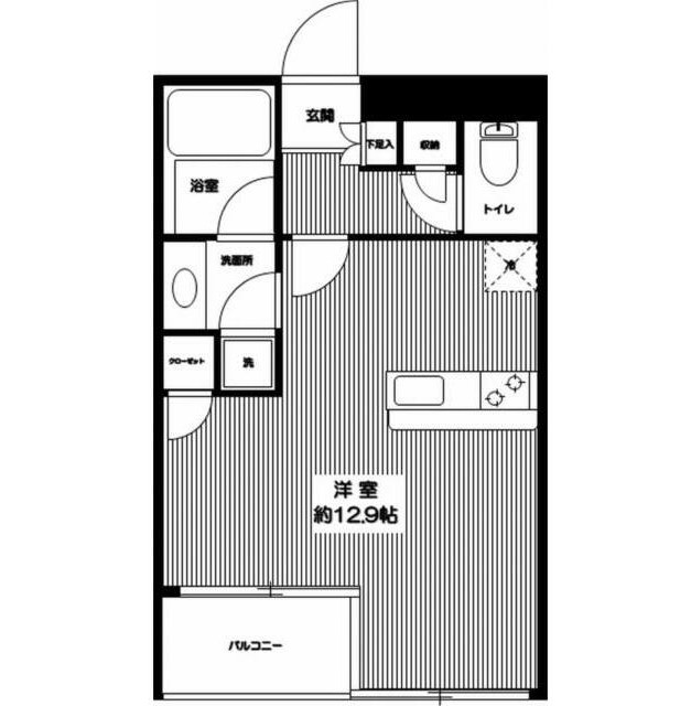カスタリア高輪台Ⅱ502号室の図面