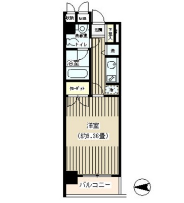 ＮＯＮＡ　ＰＬＡＣＥ渋谷神山町109号室の図面