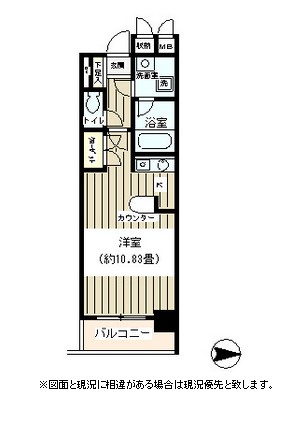ＮＯＮＡ　ＰＬＡＣＥ渋谷神山町303号室の図面