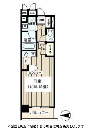 ＮＯＮＡ　ＰＬＡＣＥ渋谷神山町312号室の図面