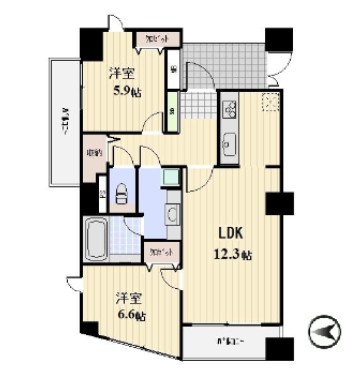 パークテラス恵比寿804号室