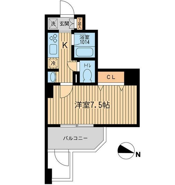 ＫＤＸレジデンス幡ヶ谷701号室の図面