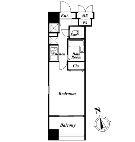 ＨＦ南麻布レジデンス802号室の図面