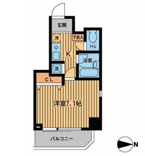 レジデンス西新宿スクエア1302号室の図面