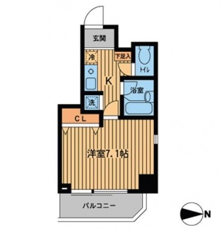 レジデンス西新宿スクエア304号室の図面
