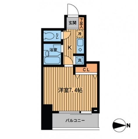 レジデンス西新宿スクエア803号室の図面