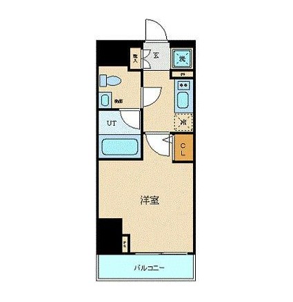 プレール・ドゥーク笹塚Ⅱ501号室の図面
