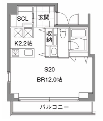 605号室の図面