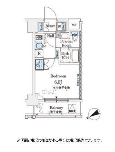 ベルファース武蔵小山202号室の図面