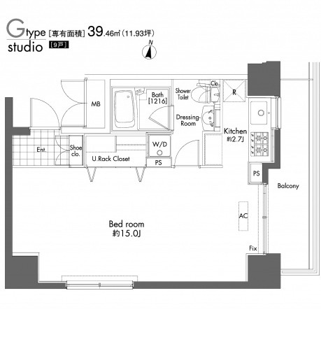 プライムアーバン初台301号室
