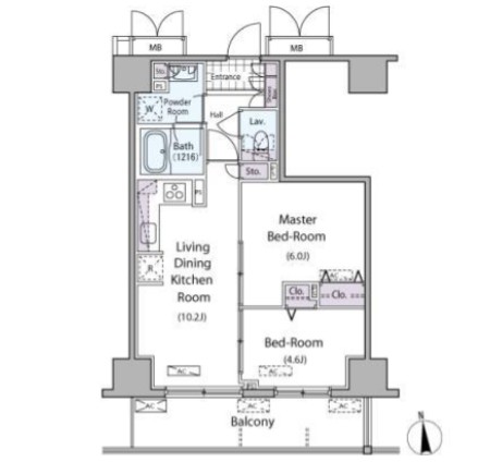 パークアクシス元浅草ステージ1404号室