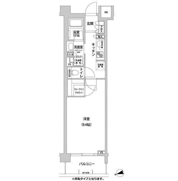 コンフォリア目黒青葉台231号室の図面