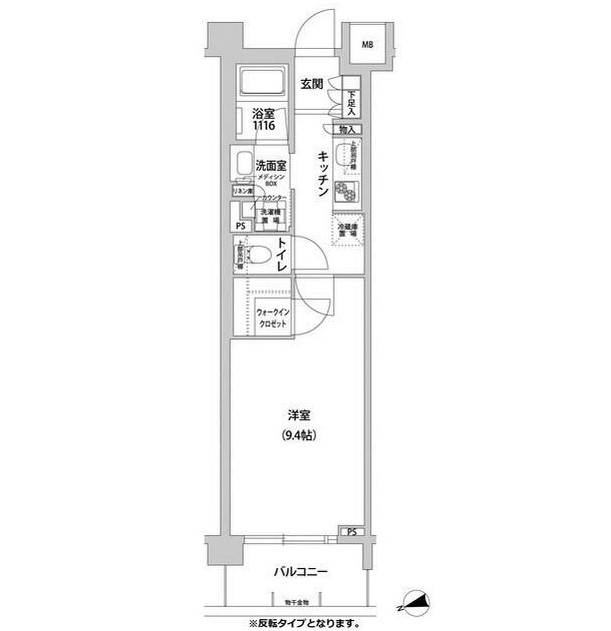 コンフォリア目黒青葉台235号室の図面