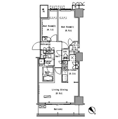 パークアクシス豊洲412号室