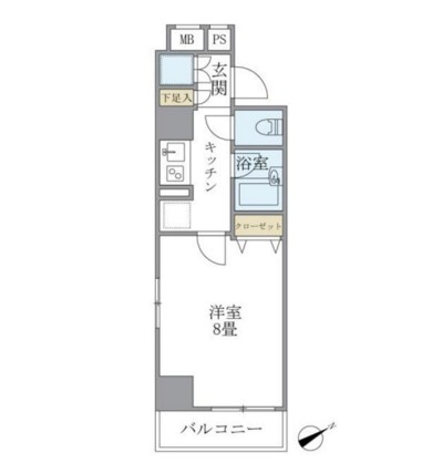 ＫＤＸレジデンス西新宿101号室の図面